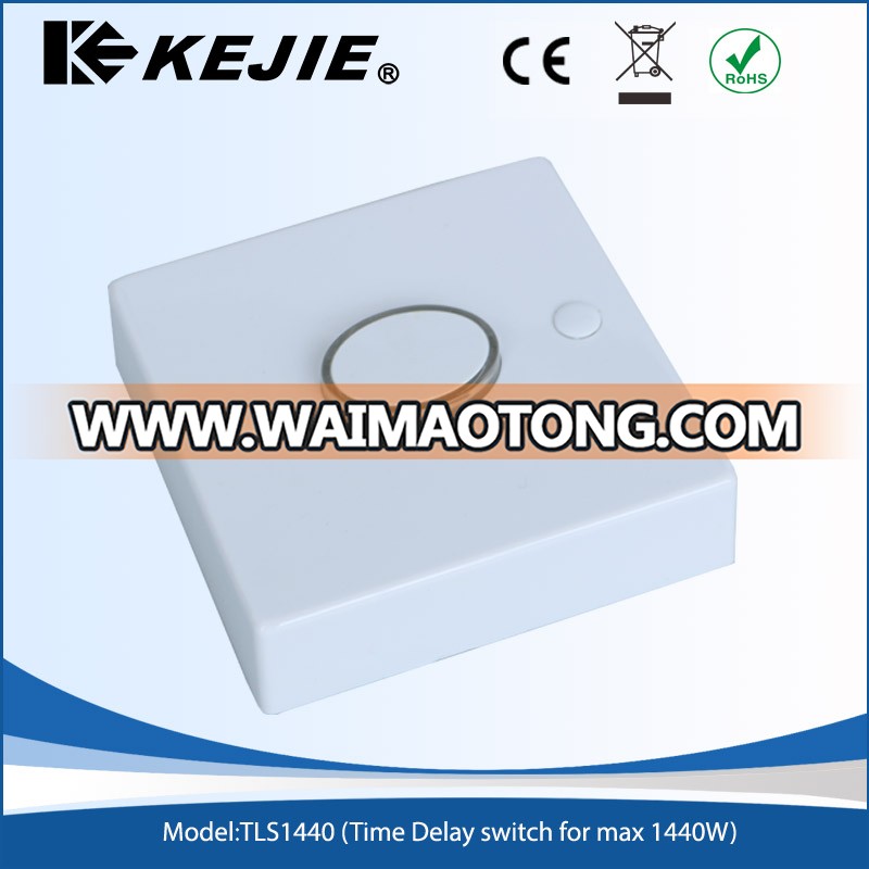 2018 Wall mounted IP20 Electronic time lag switch with 12S-12M setting